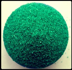 绿色染色彩砂